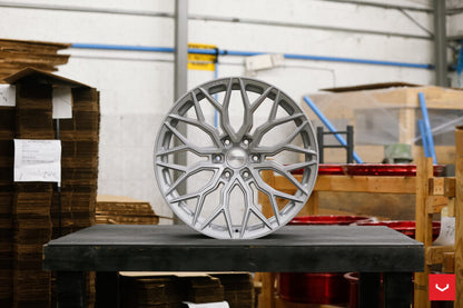 Vossen HF6-3 Wheel | 24x10 | +25mm | 6x5.5 (6x139.7) Bolt Pattern | 78.1 Bore - Satin Silver