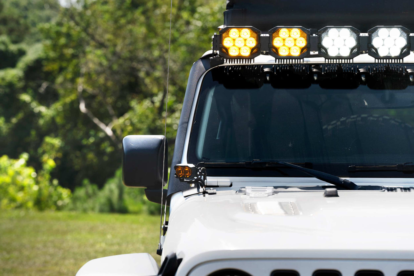 Jeep JL/JT Light Bar Windshield Mounts (Set)