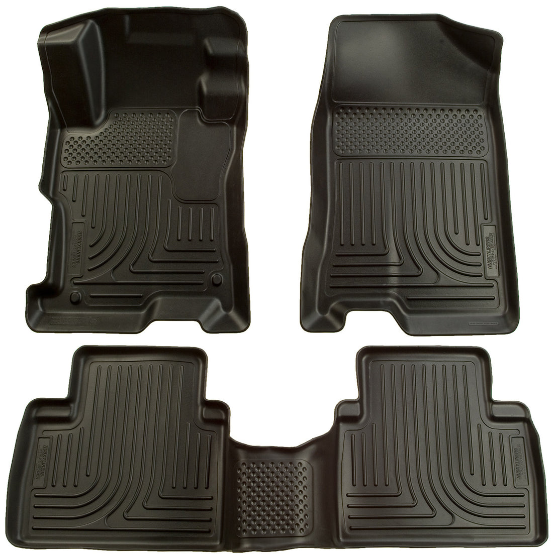 Husky Liners WeatherBeater Front & Second Seat Floor Liners - 3 Piece Fits 2007-2012 Nissan Altima