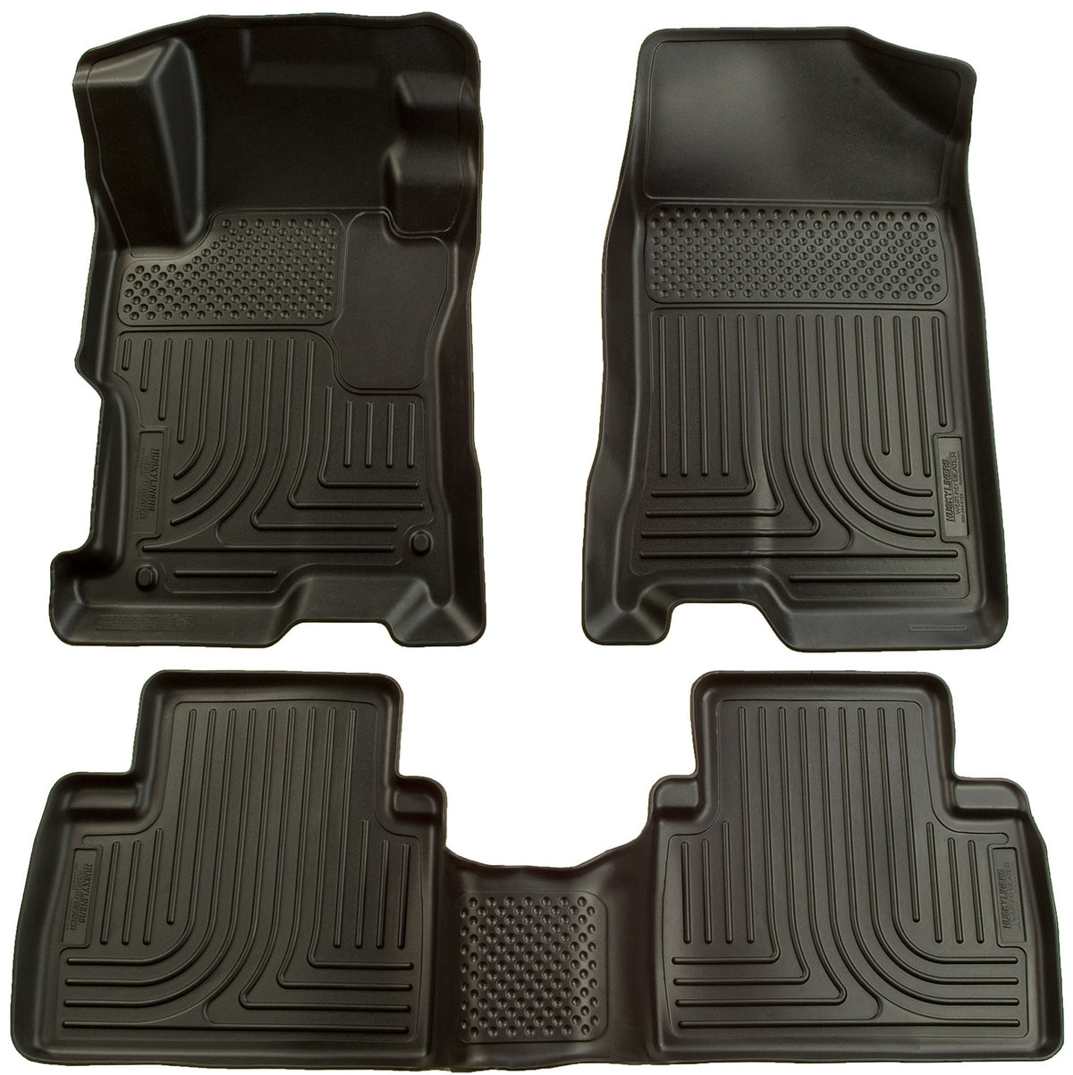 Husky Liners WeatherBeater Front & Second Seat Floor Liners - 3 Piece Fits 2007-2012 Nissan Altima