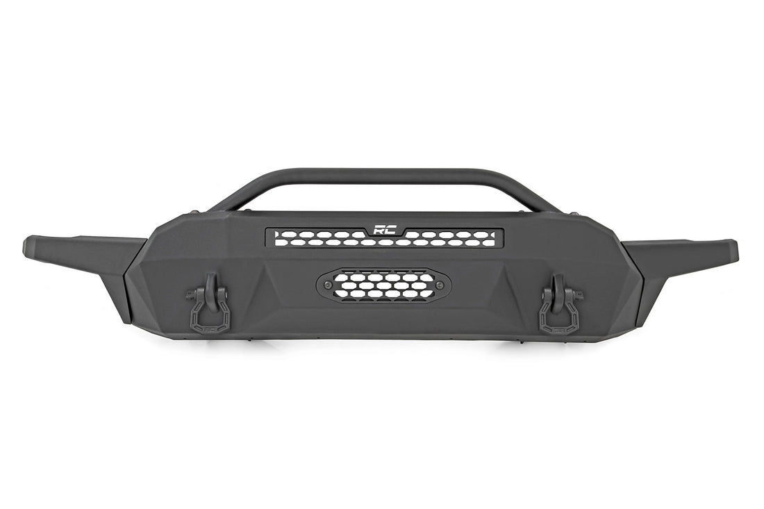 Rough Country Front Bumper | High Clearance | Toyota Tacoma 2WD/4WD (2016-2023) - None / Winch Mount Only