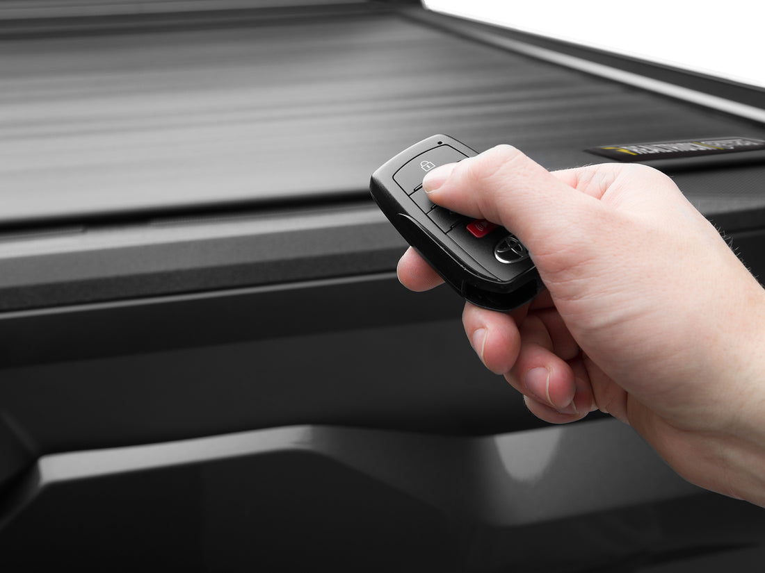 RealTruck Retrax EQ Electric Retractable Tonneau Cover w/ T-Slot Rails Fits 2024-2025 Ford F150, 6'7" Bed