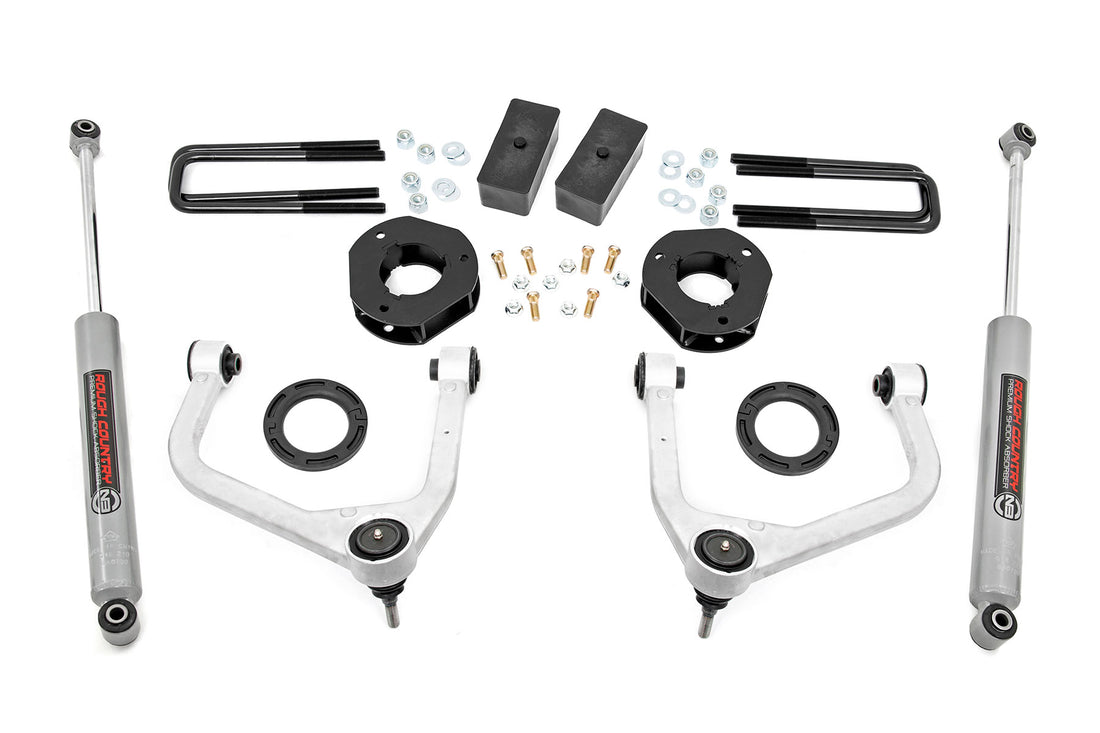 Rough Country 3.5 Inch Lift Kit | GMC Sierra 1500 2WD/4WD (2019-2024 & Refresh)