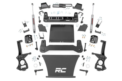 Rough Country 4 Inch Lift Kit | AT4/Trailboss | Chevy/GMC 1500 2WD/4WD (19-24)/Silverado 1500 (19-24)
