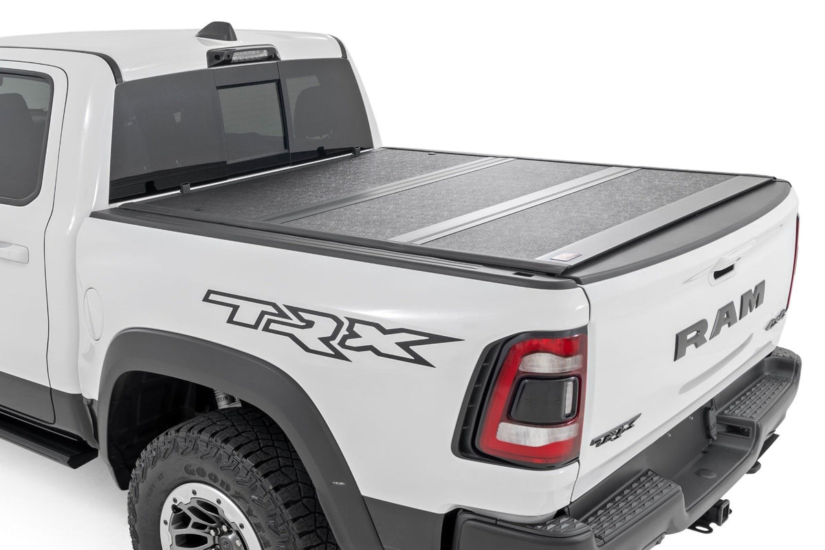 Rough Country Hard Low Profile Bed Cover | Ram 1500 (19-26)/1500 TRX (21-24) - 6'4" Bed
