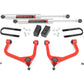 Rough Country 3.5 Inch Lift Kit | GMC Sierra 1500 2WD/4WD (2019-2024 & Refresh) - Red / Mono-Leaf Spring / M1 Struts w/M1 Rear Shocks