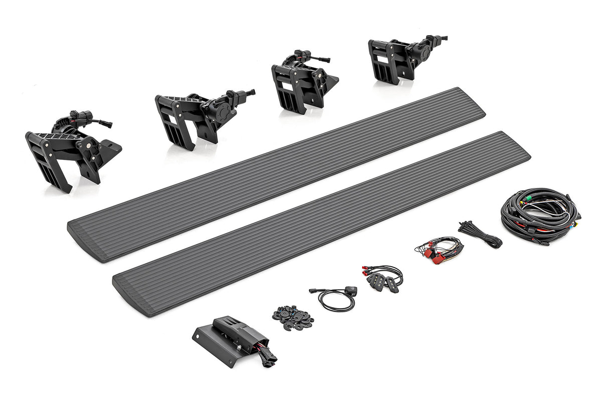 Rough Country Power Running Boards | Chevy/GMC 1500/2500HD/3500HD (19-26)