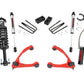 Rough Country 3.5 Inch Lift Kit | Chevy/GMC 1500 (07-16) - Red / Vertex Reservoir Coilovers / V2 Monotube Shocks