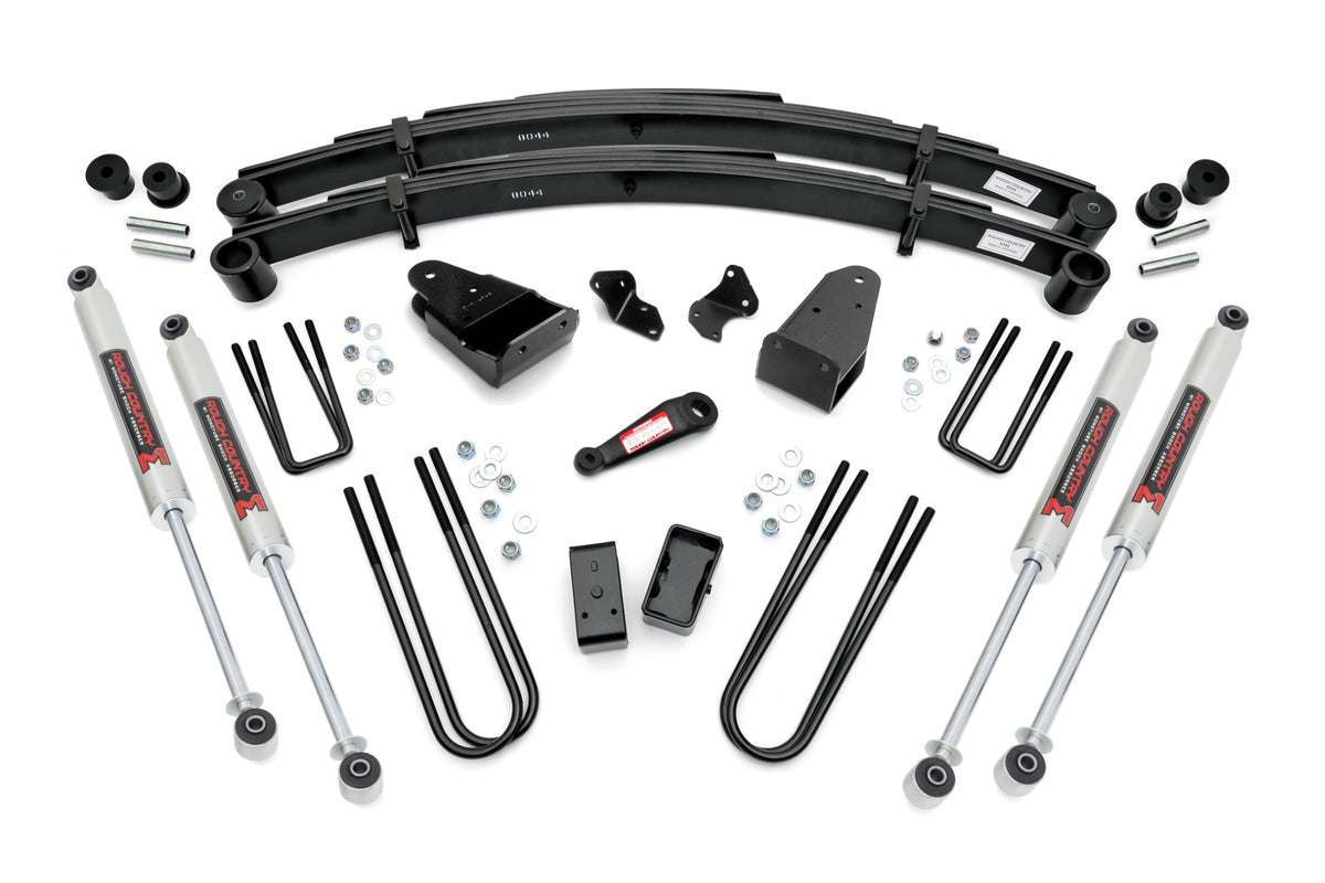 Rough Country 4 Inch Lift Kit | Ford F-250 4WD (1987-1997) - M1 Monotube