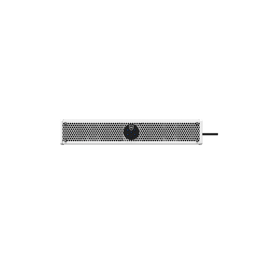 STEALTH ULTRA HD-6-W | White All-In-One Amplified Bluetooth Soundbar with Remote