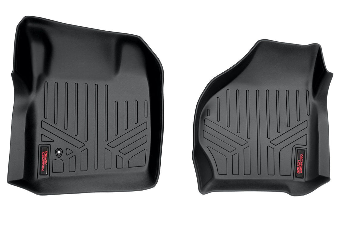 Rough Country Floor Mats | Ford F-250/F-350 Super Duty 2WD/4WD (99-07) - First Row