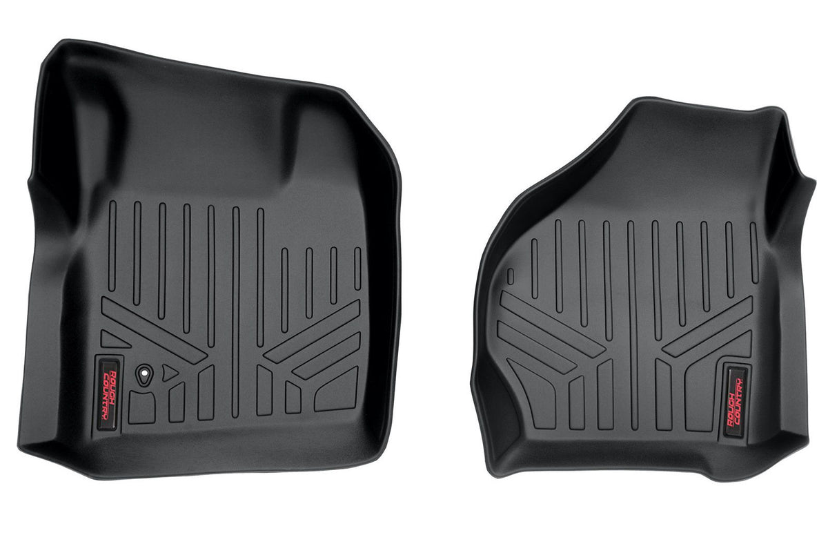 Rough Country Floor Mats | Ford F-250/F-350 Super Duty 2WD/4WD (99-07) - First Row