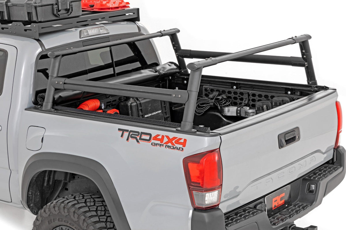 Rough Country Bed Rack | Aluminum | Toyota Tacoma 2WD/4WD (2005-2023) - Full Rack