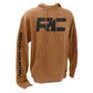 Rough Country Heavyweight Hoodie | RC Topographical | Saddle - 3X-Large