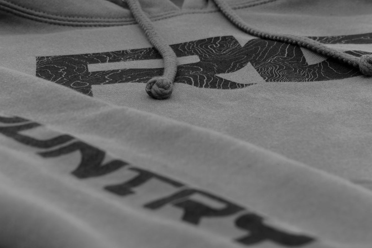 Rough Country Heavyweight Hoodie | RC Topographical | Charcoal
