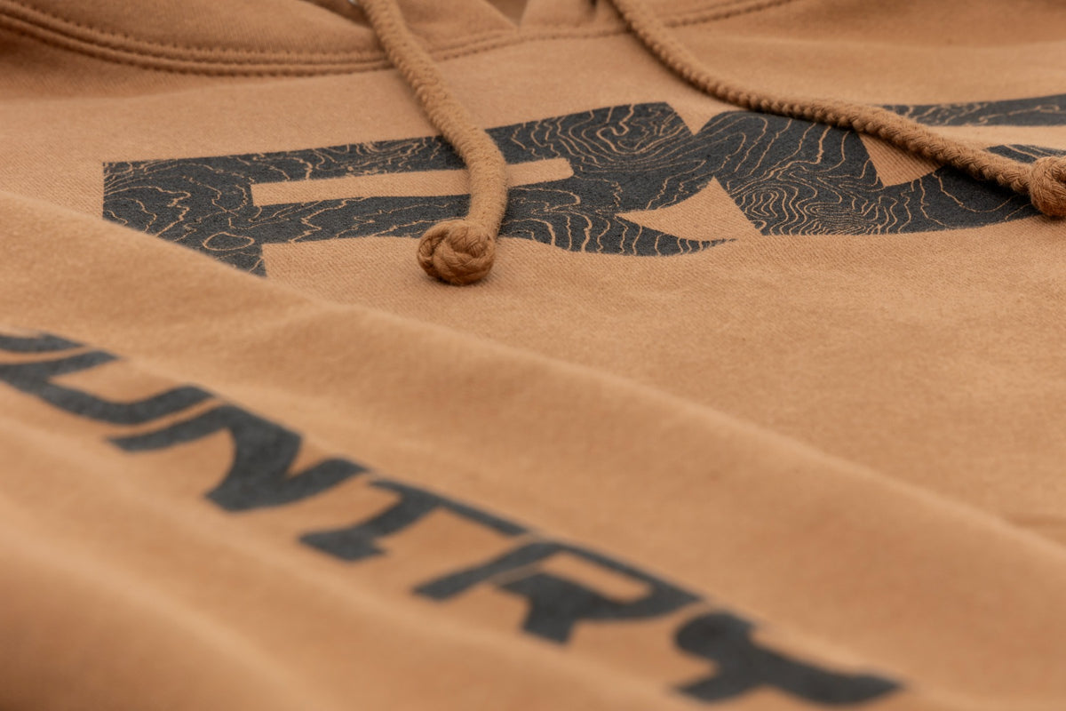 Rough Country Heavyweight Hoodie | RC Topographical | Saddle