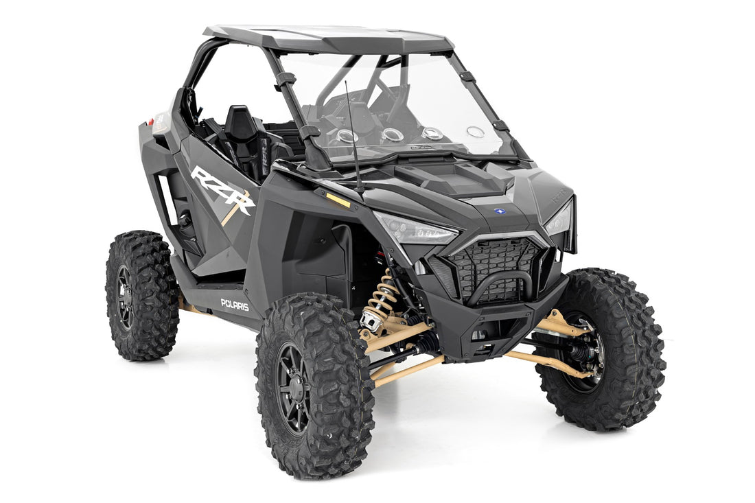 Rough Country Vented Full Windshield | Scratch Resistant | Polaris RZR PRO/Turbo R