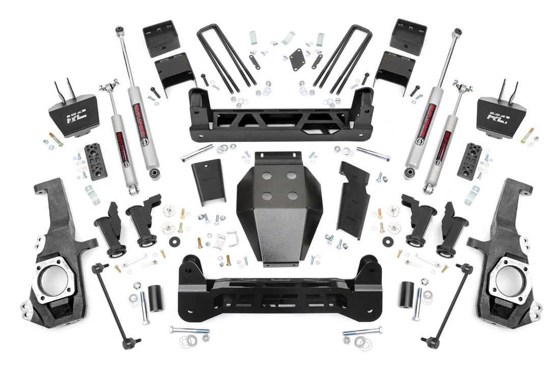 Rough Country 5 Inch Lift Kit | Torsion Drop | Chevy/GMC 2500HD/3500HD 2WD/4WD (20-26)