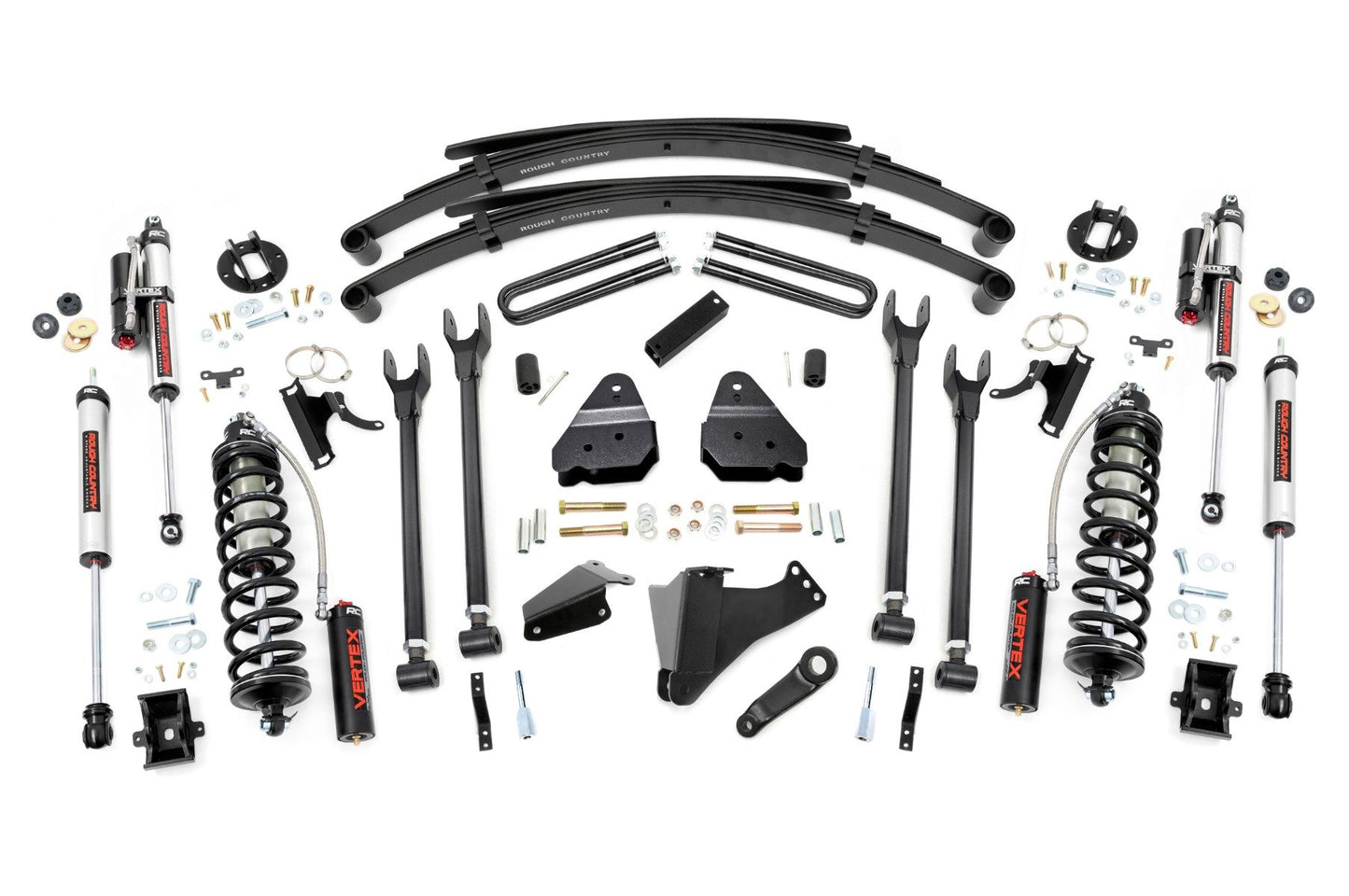 Rough Country (58259) 6 Inch Lift Kit | Diesel | 4 Link | RR Spring | C/O Vertex | Ford F-250/F-350 Super Duty (05-07)