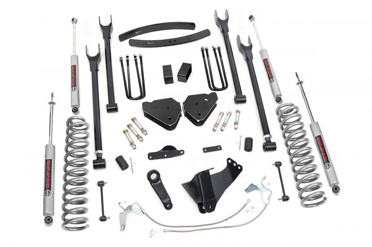 Rough Country 6 Inch Lift Kit | Ford F-250/F-350 Super Duty 4WD (2008-2010) - Gas / Premium N3