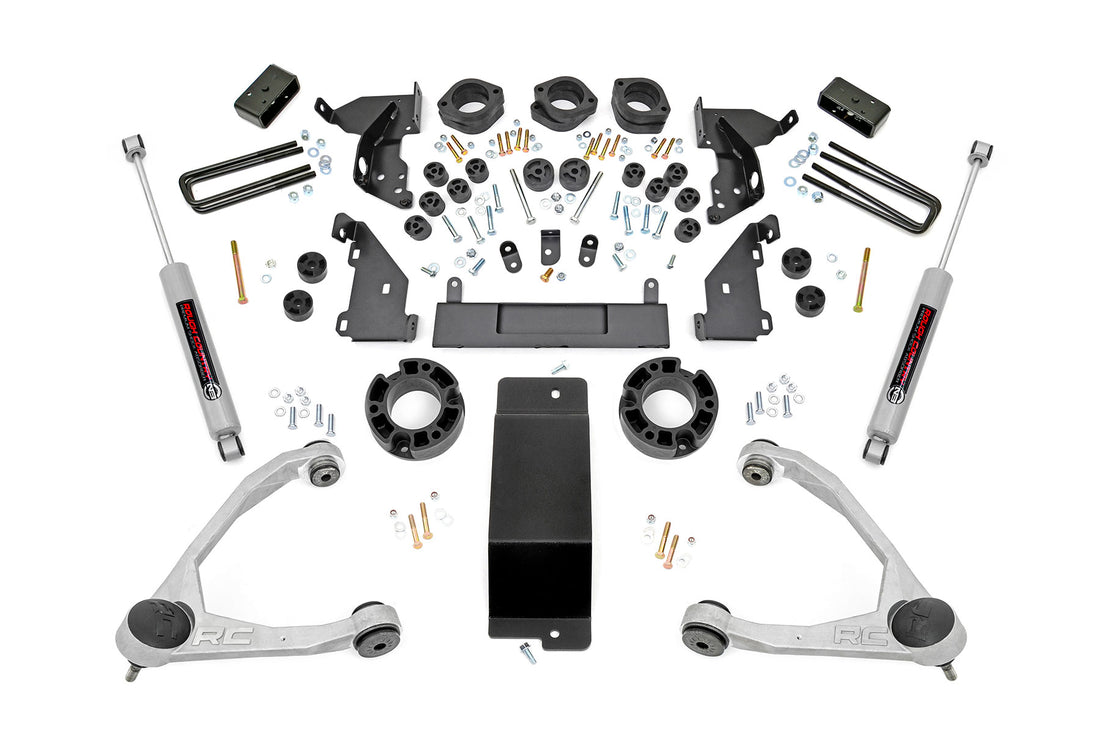 Rough Country 4.75 Inch Lift Kit | Chevy/GMC 1500 (14-15) - Aluminum / Stock Cast Steel