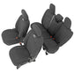 Rough Country Seat Covers | Jeep Wrangler Unlimited 4WD (2018-2026) - 4-Door Models w/o Rear Arm Rest