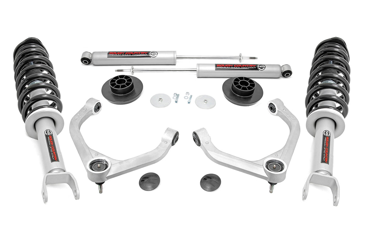 Rough Country 3.5 Inch Lift Kit | Ram 1500 2WD/4WD (2019-2026) - Aluminum / N3 Struts w/N3 Rear Shocks