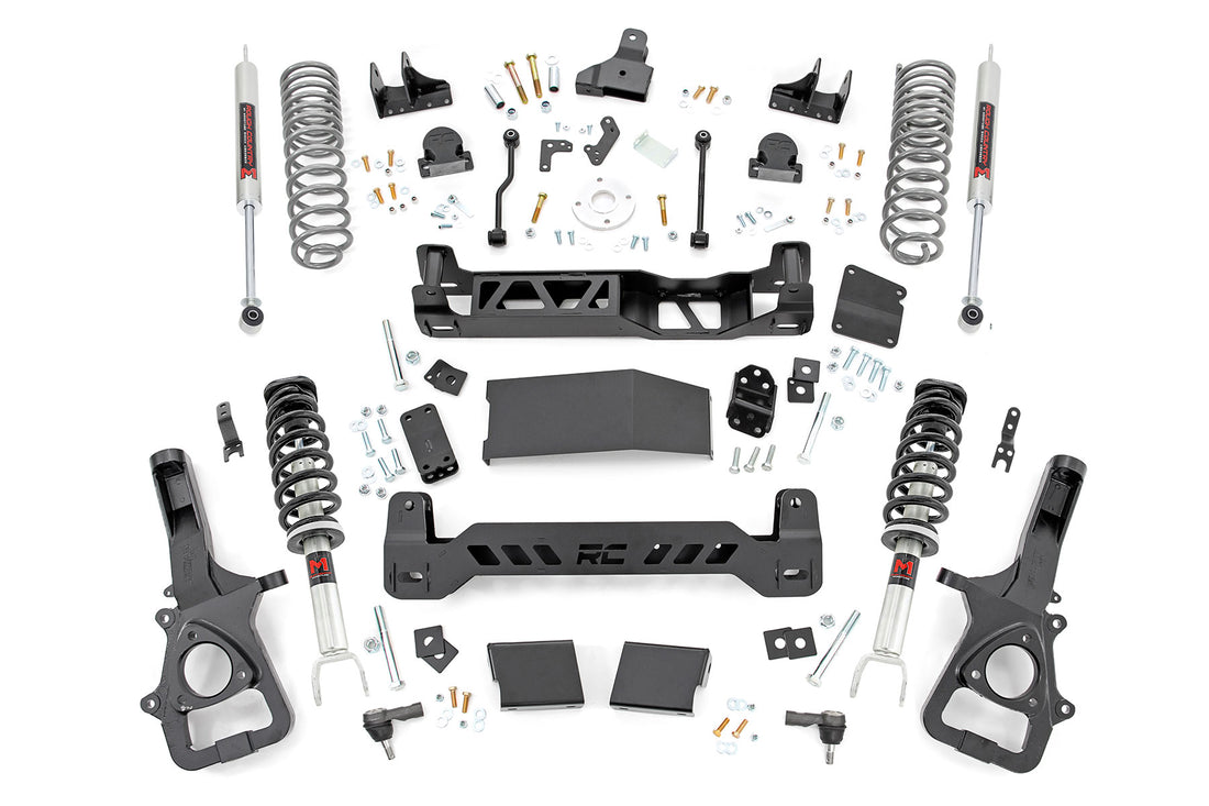 Rough Country 6 Inch Lift Kit | Ram 1500 4WD (2019-2024) - Without 22in Factory Wheels / M1 Struts w/M1 Rear Shocks