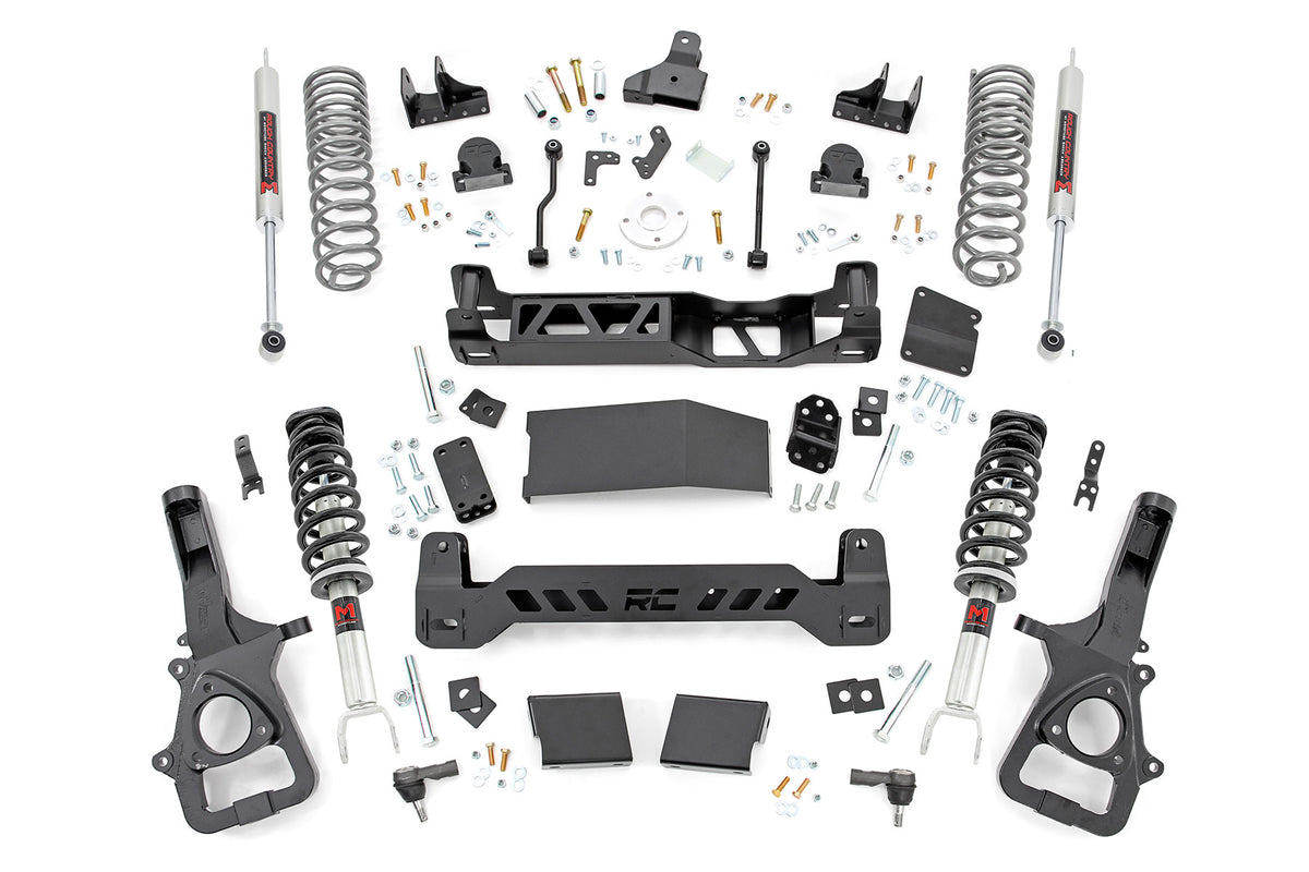 Rough Country 6 Inch Lift Kit | Ram 1500 4WD (2019-2024) - Without 22in Factory Wheels / M1 Struts w/M1 Rear Shocks