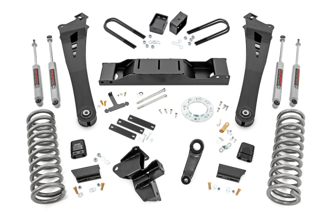 Rough Country 5 Inch Lift Kit | Ram 3500 4WD (2019-2024) - Upgraded AISIN Transmission