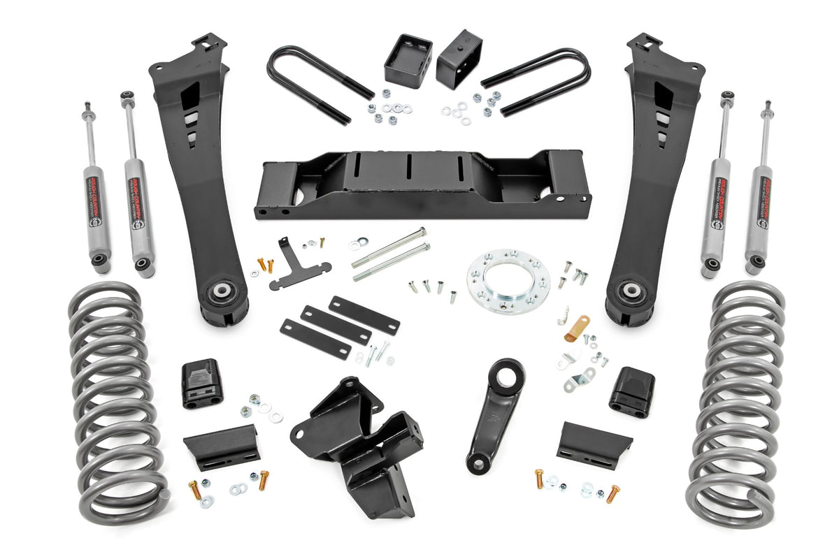 Rough Country 5 Inch Lift Kit | Ram 3500 4WD (2019-2024) - Upgraded AISIN Transmission
