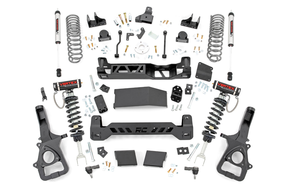 Rough Country 6 Inch Lift Kit | Ram 1500 4WD (2019-2024) - With 22in Factory Wheels / Vertex Coilovers w/V2 Rear Shocks