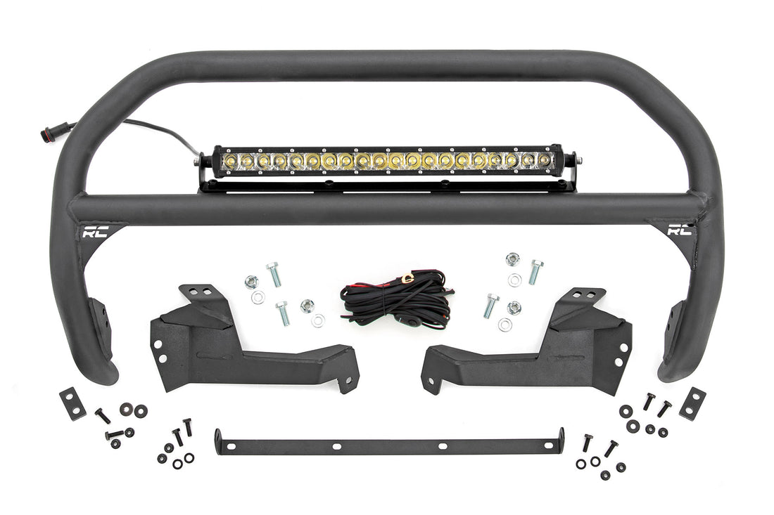 Rough Country Nudge Bar | Ford Bronco Sport 4WD (2021-2024) - Chrome Series