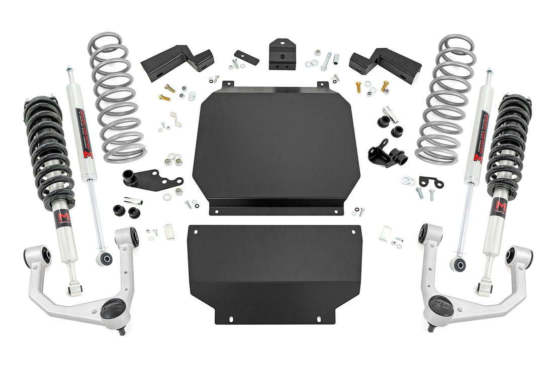 Rough Country 3.5 Inch Lift Kit | Toyota Tundra 4WD (2022-2026) - M1 Struts w/M1 Rear Shocks