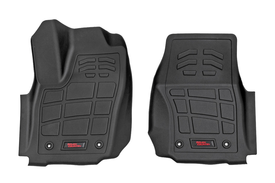Rough Country Sure-Fit Floor Mats | TRD PRO | Toyota Tacoma (2024-2026) - First Row