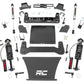 Rough Country 6 Inch Lift Kit | Chevy Silverado 1500 4WD (2019-2024) - 4.3L, 5.3L, 6.2L / Multi-Leaf Spring / Vertex Coilovers w/V2 Rear Shocks