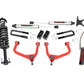 Rough Country 3.5 Inch Lift Kit | GMC Sierra 1500 2WD/4WD (2019-2024 & Refresh) - Red / Multi-Leaf Spring / Vertex Coilovers w/V2 Rear Shocks