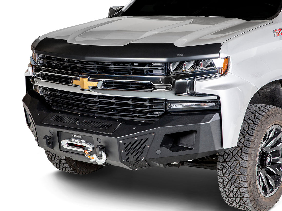 Husky Liners Matte Black Aeroskin Low Profile Hood Protector Fits 2019-2026 Chevy Silverado 1500