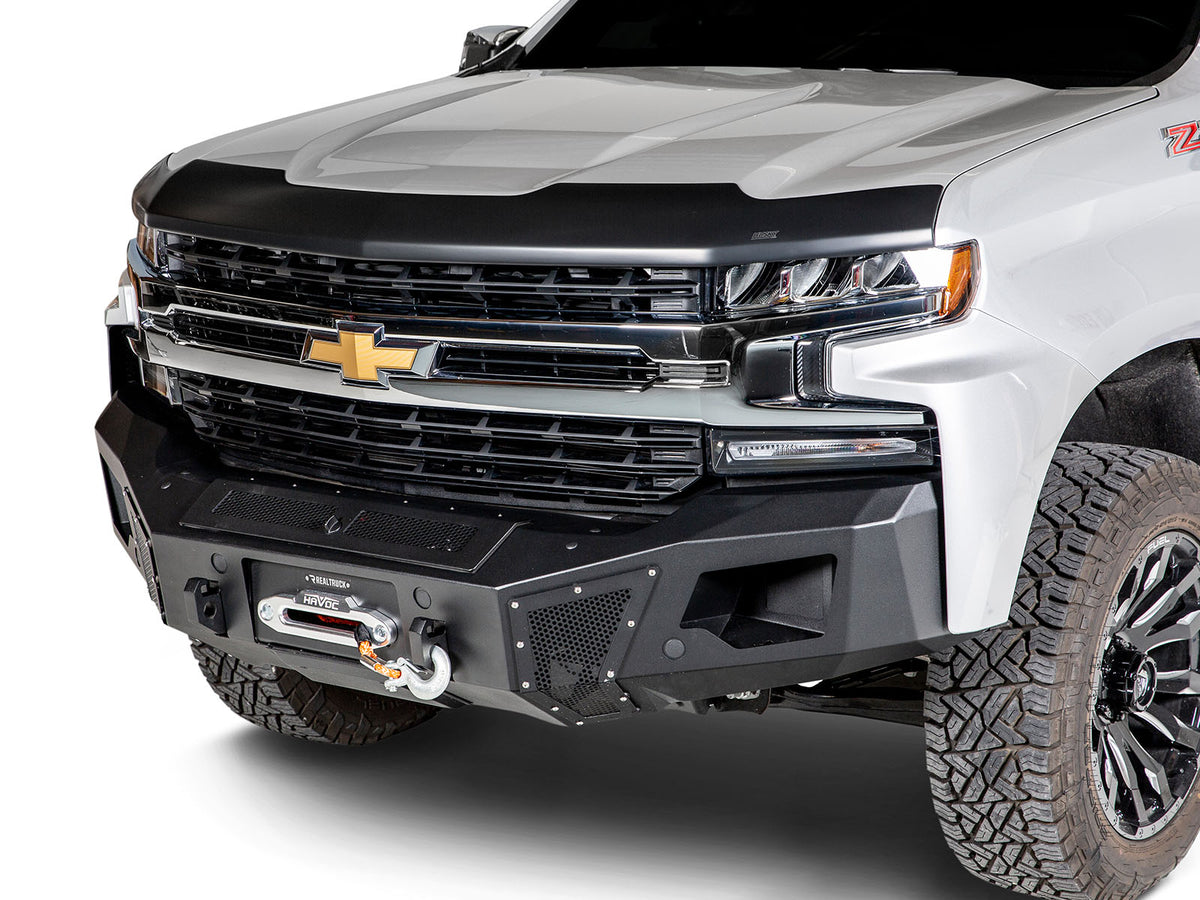 Husky Liners Matte Black Aeroskin Low Profile Hood Protector Fits 2019-2026 Chevy Silverado 1500