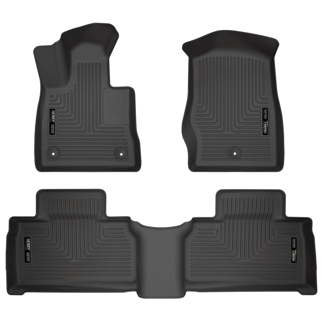 Husky Liners WeatherBeater Front & Second Seat Floor Liners - 3 Piece Fits 2020-2026 Ford Explorer