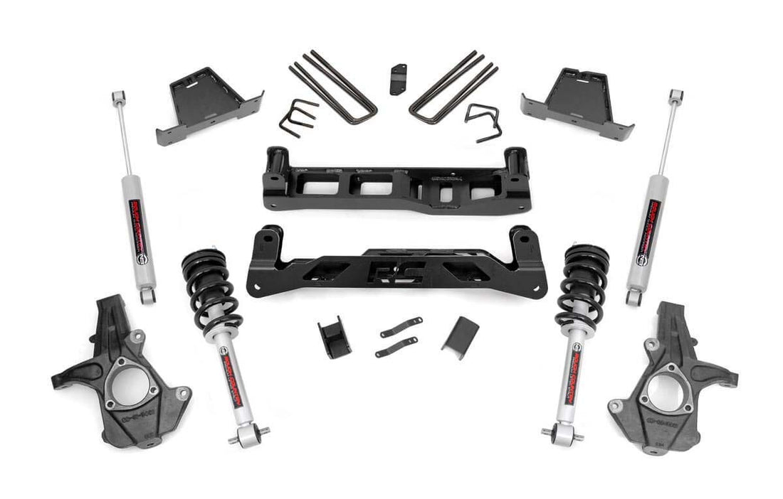 Rough Country 7.5 Inch Lift Kit | Chevy/GMC 1500 2WD (07-13) - N3 Struts w/N3 Rear Shocks