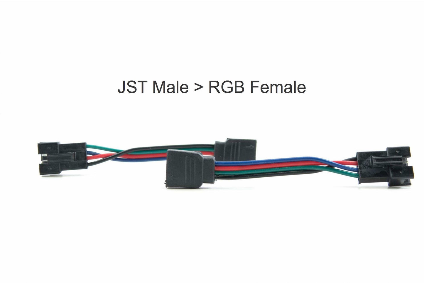 Adapter: RGBW 5P JST Male to RGB 4P JST Female - Trucks R Us