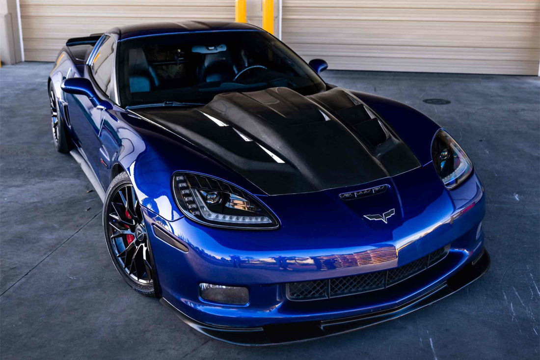 XB LED Headlights: Corvette C6 (05-13) (C7 Style / Set)