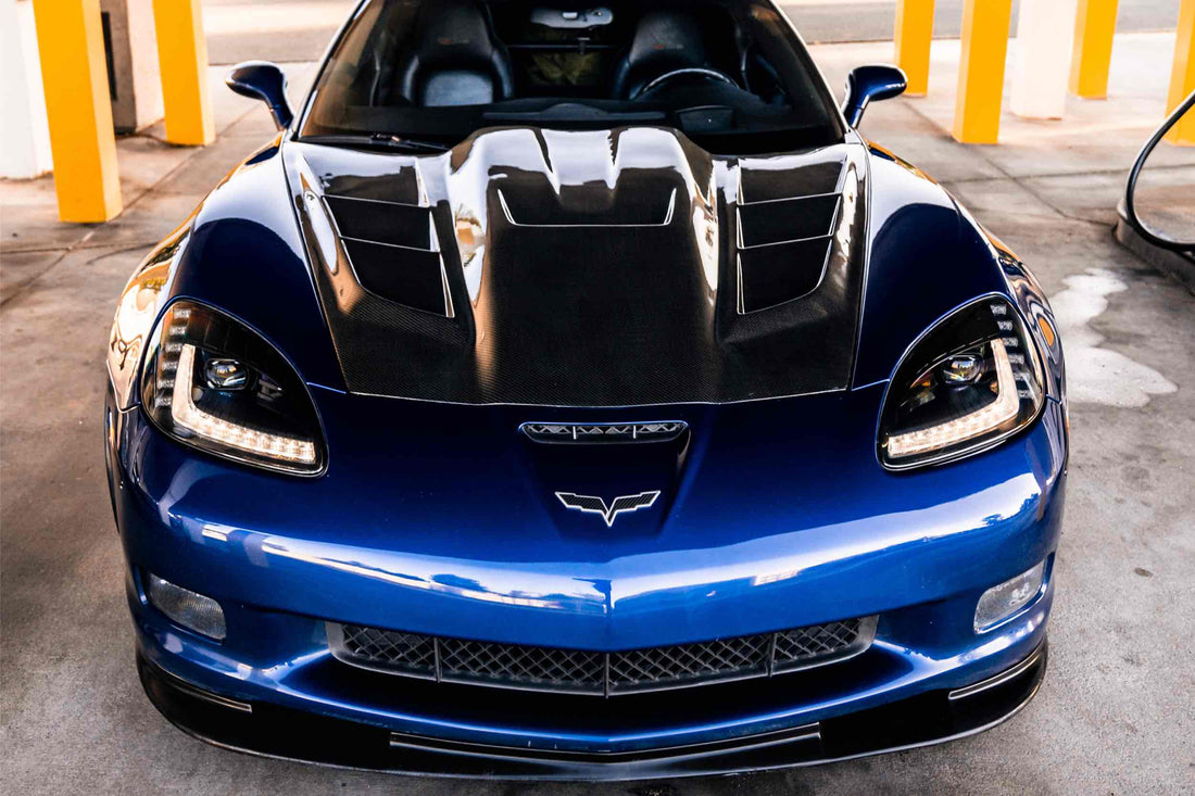 XB LED Headlights: Corvette C6 (05-13) (C7 Style / Set)
