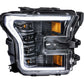XB LED Headlights: Ford F-150 (15-17 / White DRL / Set)