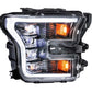 XB LED Headlights: Ford F-150 (15-17 / White DRL / Set)