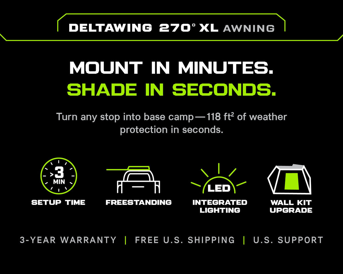 DeltaWing 270° Awning (XL)