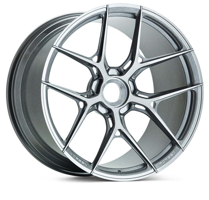Vossen S21-01 Wheel | 5x132 Bolt Pattern - Brushed Light Smoke / 21x10.5 / +22mm Front
