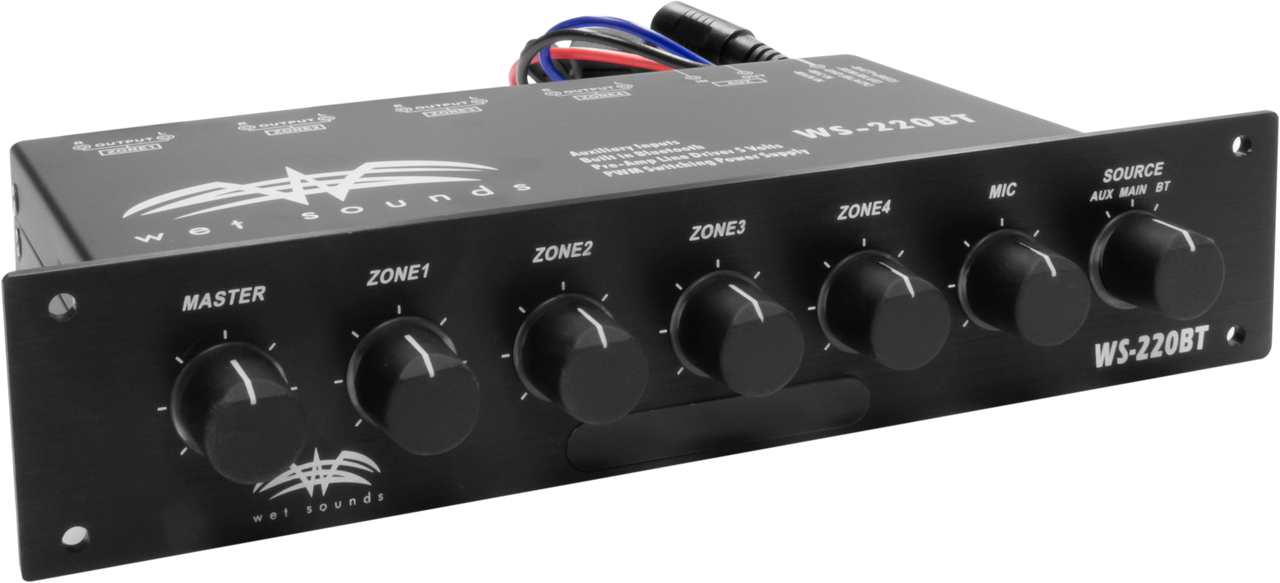 Marine 4-Zone Level Controller With Integrated Bluetooth | WS-220 BT
