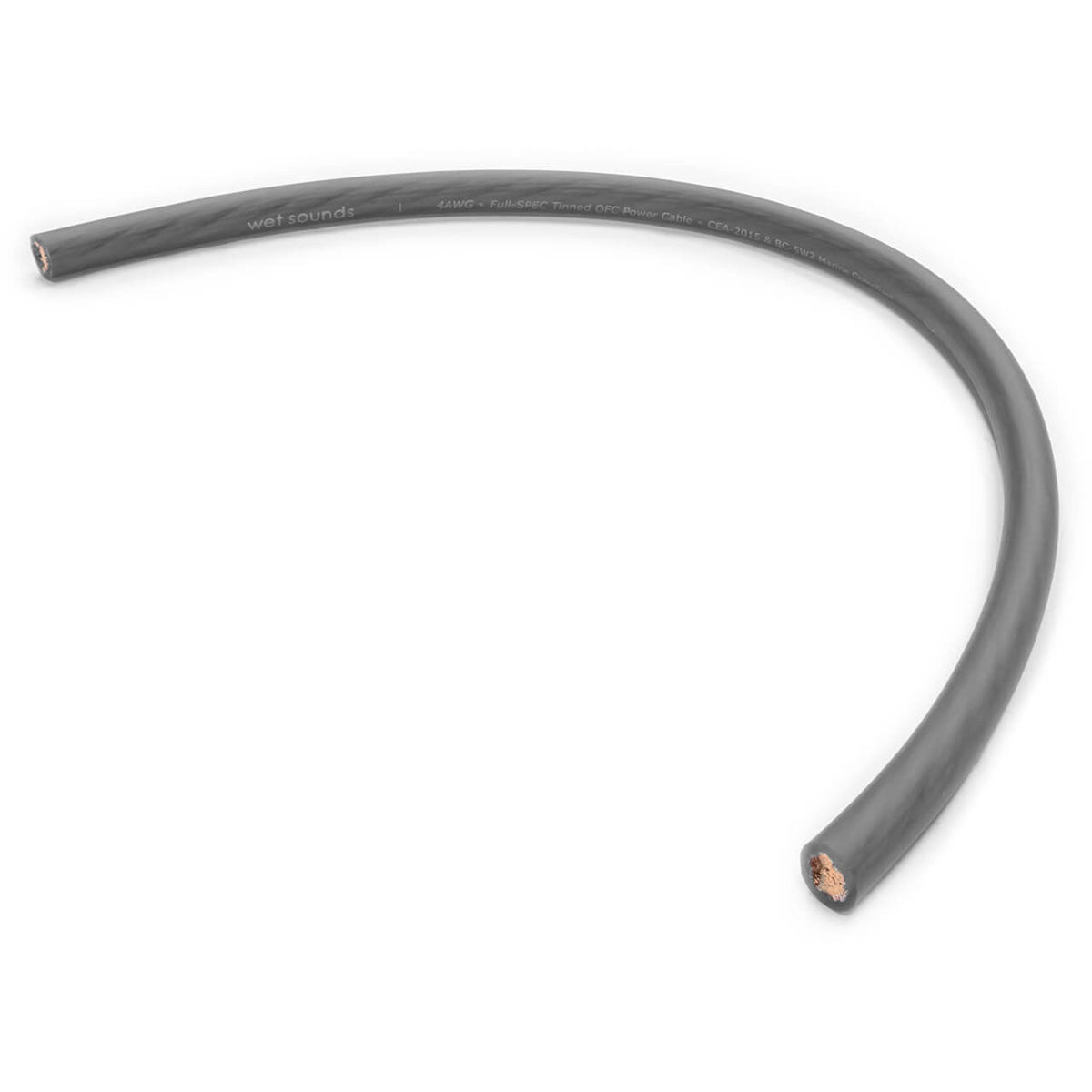 WWX-4G BLK-125 | Black Frosted 4GA Wet Wire 125 Ft Spool